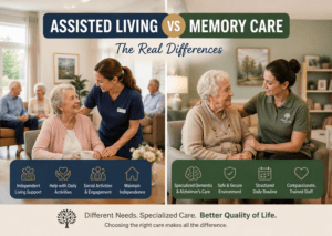Assisted living vs memory care showing the real differences in senior care